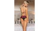 Showtime School Night 2 Piece Bra & Skirt L / XL Red & Black Bras and Bra Sets